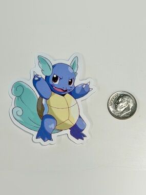 5/$10 Waterproof New Vinyl Sticker Decal Wartortle Pokémon